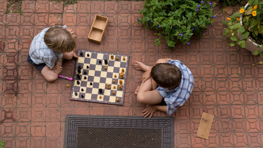 La partie d'échecs | © Gilles Vanderstraeten