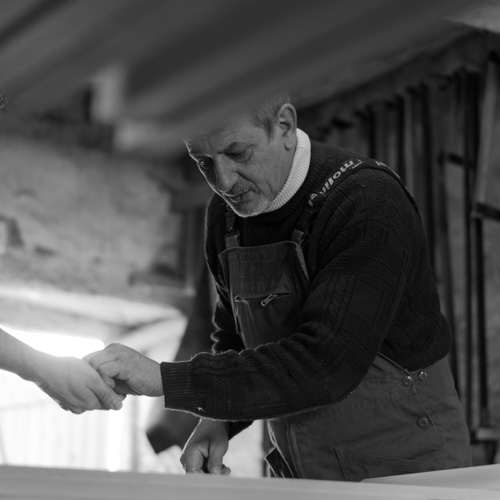 Jeff dans son atelier | © Gilles Vanderstraeten