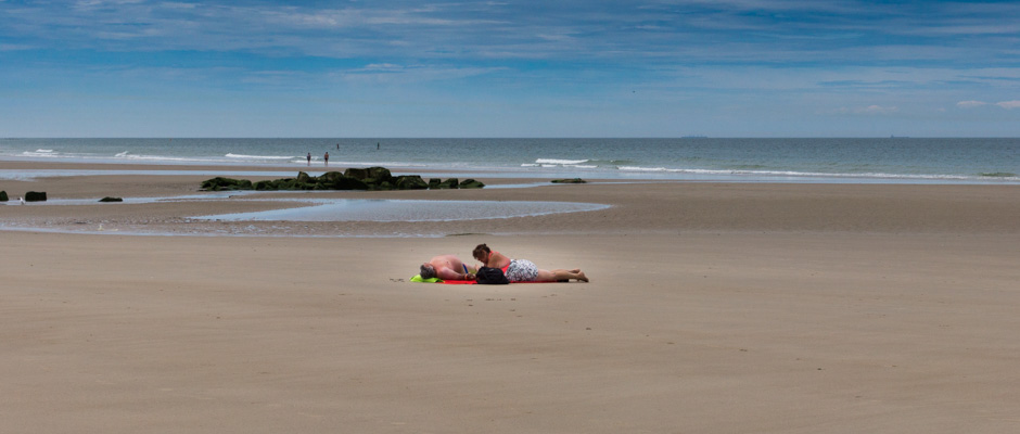 Le couple sur la plage | © Gilles Vanderstraeten